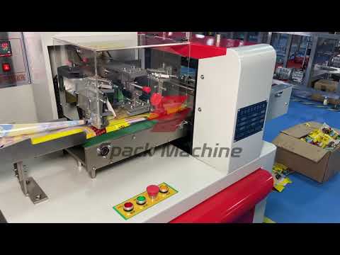 Automatic N95 mask pouch packaging machine, flow wrapping packing machinery| How to packing mask