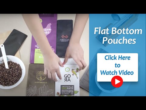 flat bottom pouches box pouches coffee tea packaging bags with valves